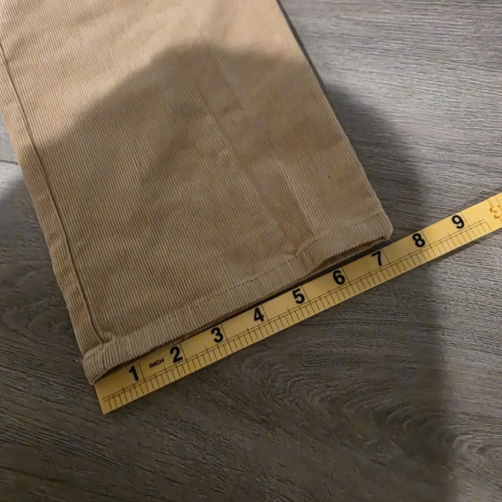 Onward Reserve Corduroy Chino Pants Mens 33x32 Tan Khaki NWT Trousers Beach Prep
